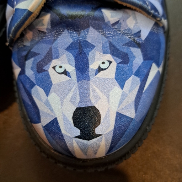Mumka Blue Wolf Women's Sneakers Shoes Size 40 Vegan Shoes B1 - Picture 3 of 8
